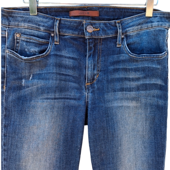 Joe's Jeans "Kalia" Blue Stretch Straight Leg Skinny Denim Jeans Women Size 30 - Picture 3 of 16